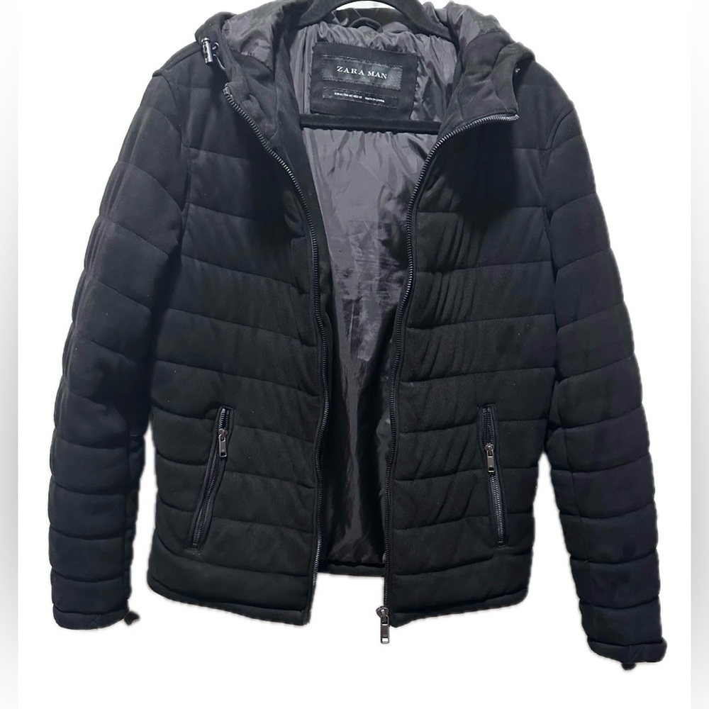 Zara velveto men jacket black